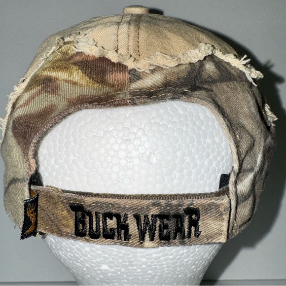 Buck Wear Deer Predator Distressed Baseball Trucker Cap, One Sz - Picture 8 of 11